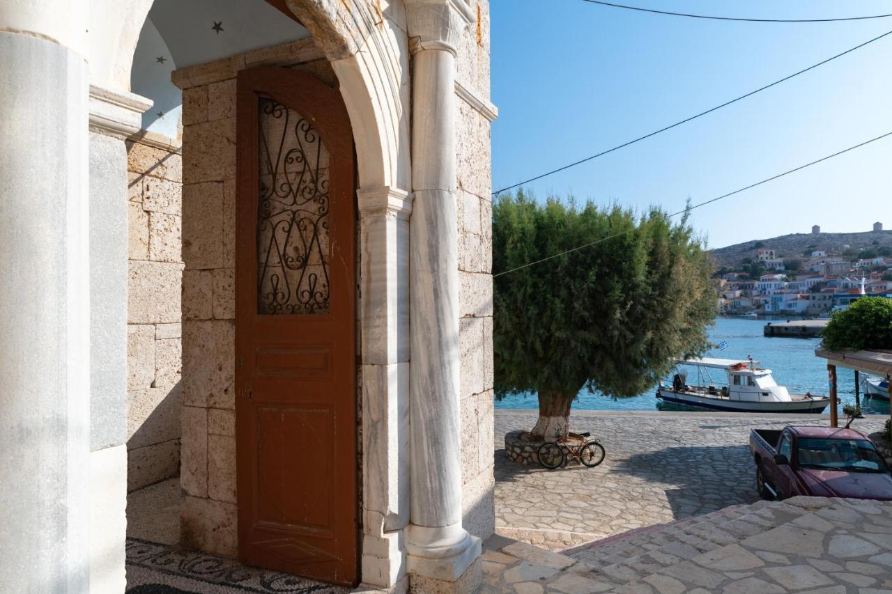 Villa Little Karafillias Chalki House Exterior foto