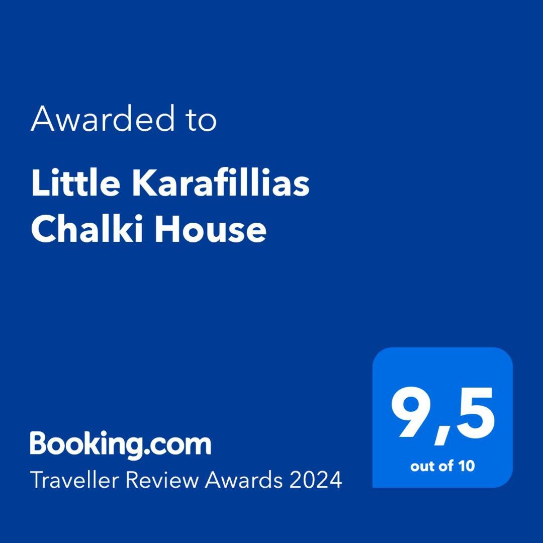 Villa Little Karafillias Chalki House Exterior foto